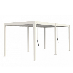 Shuttershade Aluminium Pergola 360x530x255cm White RAL 9016 Vrijstaand