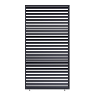 Shuttershade Louvre Shutter Paneel - 113 cm Charcoal RAL 7015