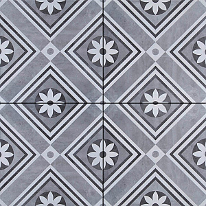 GeoCeramica 60x60x4 cm ConCreet Flower decorate
