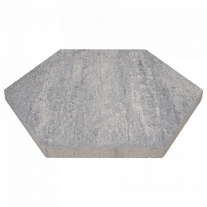 Soft Comfort Zeskant 60/52,5x30x4 cm Grezzo