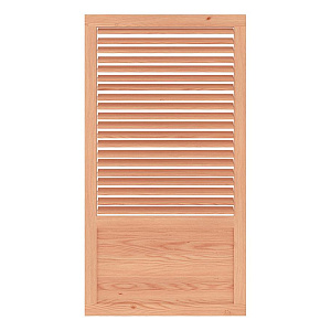 Shutterscherm met paneel geschaafd douglas 120x224 cm onbehandeld