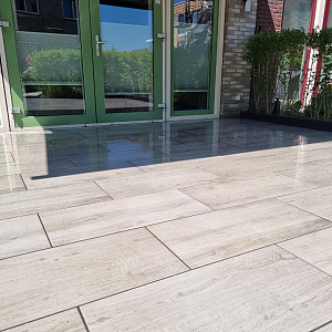 CeraLuxe 40x80x3 cm Country Oyster