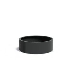 Plantenbak Circum met wielen aluminium Ø120x40 cm