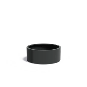 Plantenbak Circum met wielen aluminium Ø100x40 cm