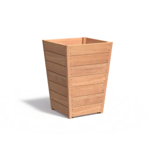 Plantenbak Tap hardhout 70x70x98,9 cm