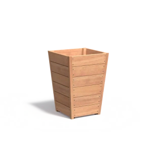 Plantenbak Tap hardhout 60x60x85 cm