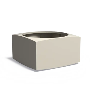 Plantenbak Nooa aluminium 140x140x80 cm