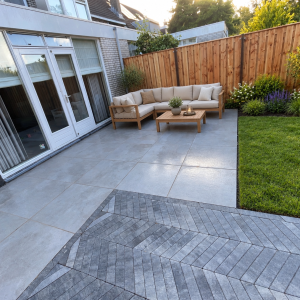 CeraLuxe 80x80x3 cm Time Stone Cenere