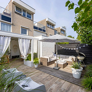 Outletpartij Zwanenburg: 60 m2 GeoCeramica® 120x30x4 Ibiza Wood Beige