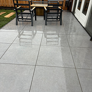 GeoCeramica 80x80x4 cm Impasto Grigio