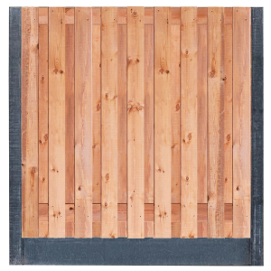 Betonnen Sleufpalen met Tuinschermen