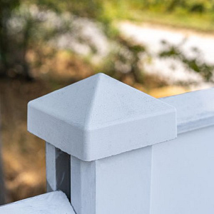 Beton Afdekpet Wit/Grijs 14x14x5 cm T-model met diamantkop