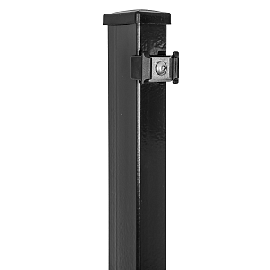Hillfence metalen paal, zwart, 6x4x160 cm.