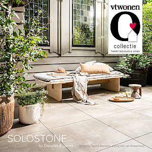VT Wonen Solostone 80x80x3 cm Beton Olive