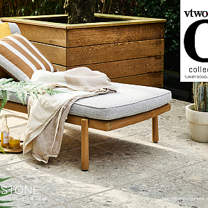 VT Wonen Solostone 80x80x3 cm Composite Beige