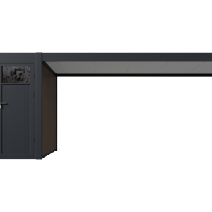 Orion carport 300x720 cm incl berging Antraciet