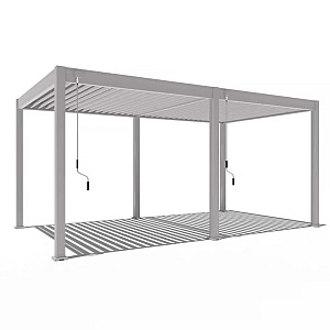 Orion comfort overkapping 300x600 cm Kiezelgrijs