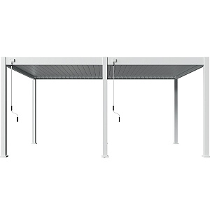 Orion Deluxe overkapping 300x600 cm Wit