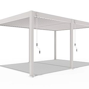 Orion Deluxe overkapping 300x600 cm Kiezelgrijs