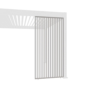 Orion shutterpaneel Vast - Verticaal. Voor 360 cm  zijkant. 113 cm Wit