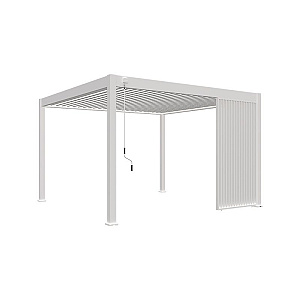 Orion shutterpaneel Vast - Verticaal. Voor 360 cm  zijkant. 113 cm Kiezelgrijs