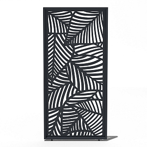 Orion shutterpaneel Vast Bladdesign. Voor 360 cm zijkant. 113 cm Antraciet