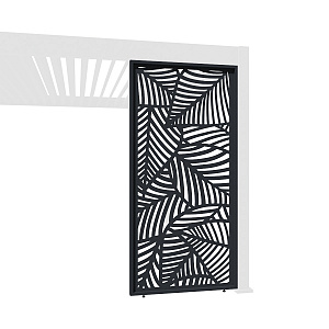 Orion shutterpaneel Vast Bladdesign. Voor 400 cm zijkant. 123 cm Antraciet