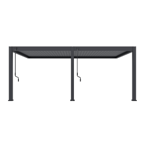 Orion Premium overkapping Muurbevestiging 400x600 cm Antraciet