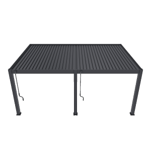 Orion Premium overkapping Muurbevestiging 400x600 cm Antraciet