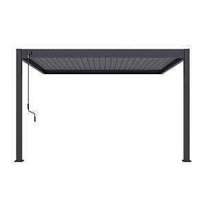 Orion Deluxe overkapping Muurbevestiging  300x360 cm Antraciet