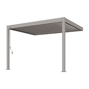 Orion Deluxe overkapping Muurbevestiging 300x400 cm Kiezelgrijs