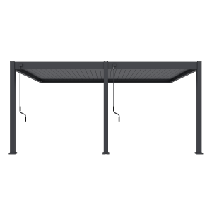 Orion Deluxe overkapping Muurbevestiging 360x530 cm Antraciet