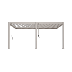 Orion Deluxe overkapping Muurbevestiging 360x530 cm Kiezelgrijs