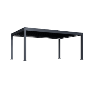 Orion Prestige overkapping met elektrisch lamellendak en LED 360x600 cm Antraciet