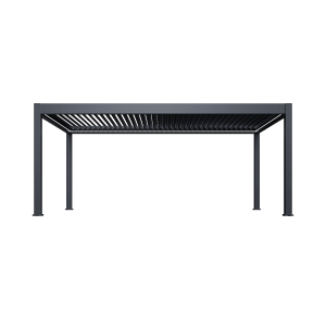 Orion Prestige overkapping met elektrisch lamellendak en LED 360x600 cm Antraciet