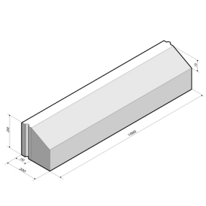Rijwielpadbanden 7/20x20 grijs