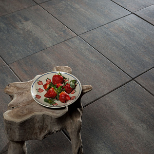 Patio Square 60x60x4 cm Tricolore