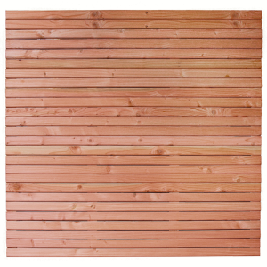 Tuinscherm Nador geschaafd geïmpregneerd Red Class hout 63-planks 180x180 cm