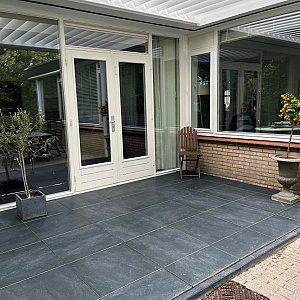 Restpartij Schagen: 19,42m2 Ceranova 60x60x3 cm Helsinki Nero