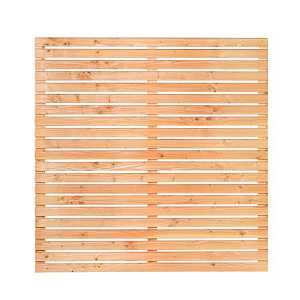 Rhombus scherm Kaprun geschaafd onbehandeld Douglashout 21-planks 180x180 cm