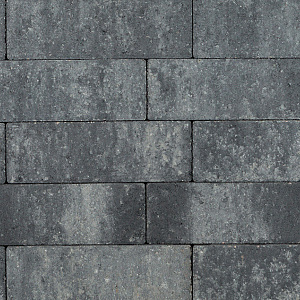 Longstone Opritsteen 10,5x31,5x7 cm Grijs/Zwart gemeleerd
