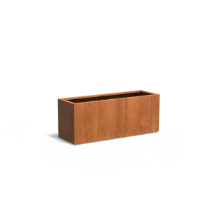 Plantenbak Carrez met bodem cortenstaal 150x50x60 cm