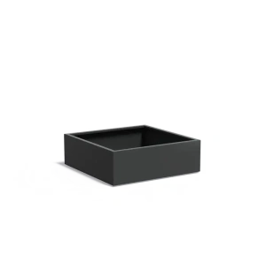 Plantenbak Carrez met bodem aluminium 120x120x40 cm