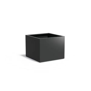 Plantenbak Carrez met bodem aluminium 100x100x80 cm