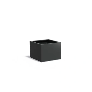 Plantenbak Carrez met bodem aluminium 80x80x60 cm