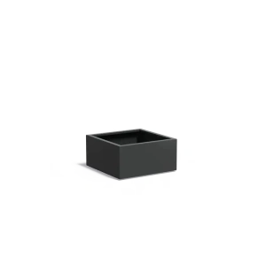 Plantenbak Carrez met bodem aluminium 80x80x40 cm