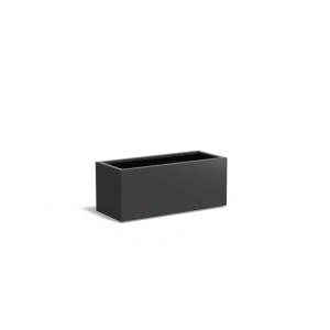 Plantenbak Carrez met bodem aluminium 120x50x50 cm