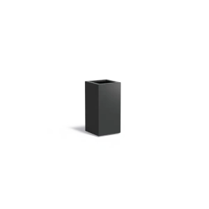 Plantenbak Carrez met bodem aluminium 40x40x80 cm