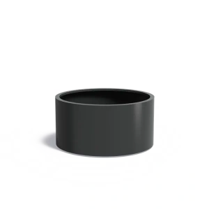 Plantenbak Circum met bodem aluminium Ø120x60 cm