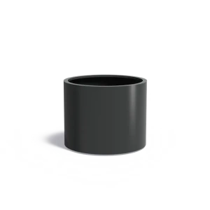 Plantenbak Circum met bodem aluminium Ø100x80 cm